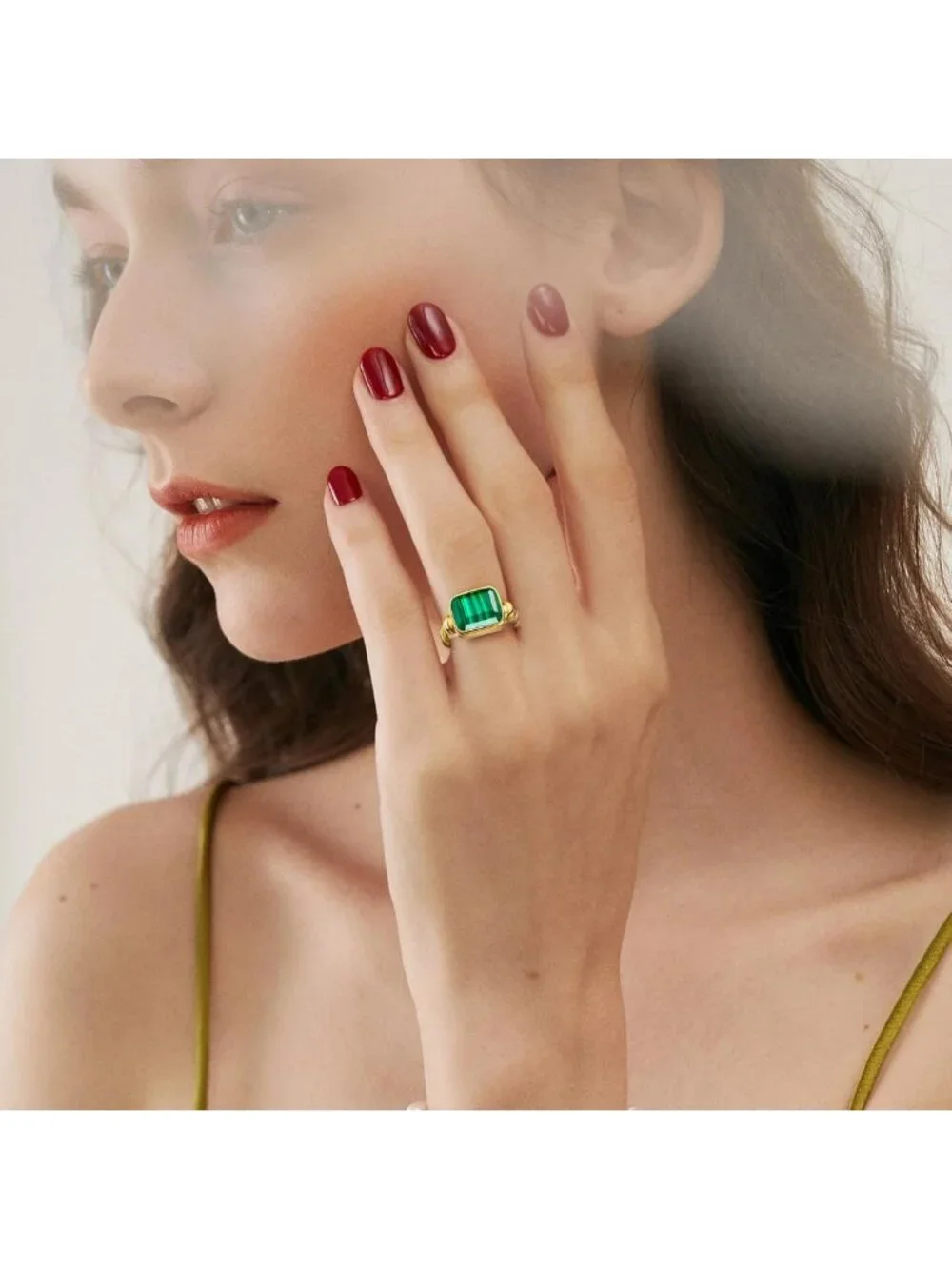 Chunky 14K Gold Plated Rings for Women, Adjustable Size 5-10, Trendy Jewelry